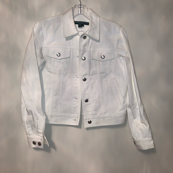 White jean jacket - Picture 2 of 4